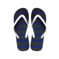 Padrão listrado flip flops para homens