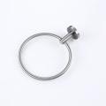 Moon towel holder brushed nickel