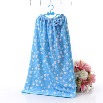 Bathroom Spa Microfiber Bath Skirt Women's Robe