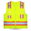 Vest de trabajo de alta visibilidad personalizado chaleco de seguridad reflectante