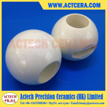 Válvula de esfera cerâmica zircônia de usinagem de precisão