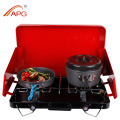 Two Burner Outdoor Gas Barbecue Grill Machine