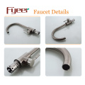 Fyeer Brass Body Nickle Brushed Kitchen Sink Faucet