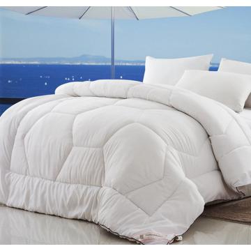 100% poliéster macio escovado sólido impressa Comforter Set