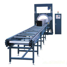 Steel pipes long size wrapping machine