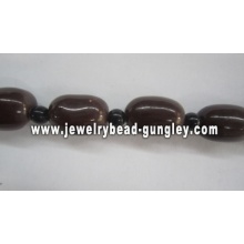 Dark brown Jewelry beads ceramic beads