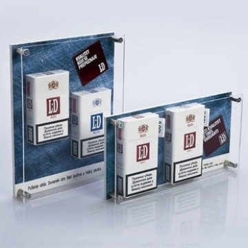 Elegante Design Custom Acrylic Selling Display de cigarro para Display Factory Fornecedor