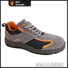 Chaussures de sécurité en cuir avec semelle PU/PU (SN5425)