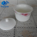 Opal Glass Pressing Sugar Pot With Lid