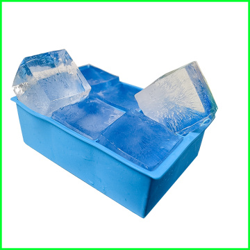 Moldes de bandeja de hielo de silicona cuadrados de venta superior