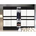 Customized European Style PVC Vacuum Wardrobe Closet (MOQ= 1 SET)