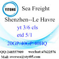 Shenzhen Port Seefracht Versand nach Le Havre