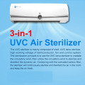 Purificador de aire de montaje en pared sistema de aire fresco eliminación inteligente de bacterias popularidad purificador de aire fresco