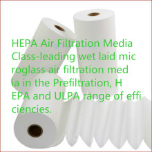 HEPA and ULPA air filtration media