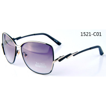 Metal oversize women's sunglasses