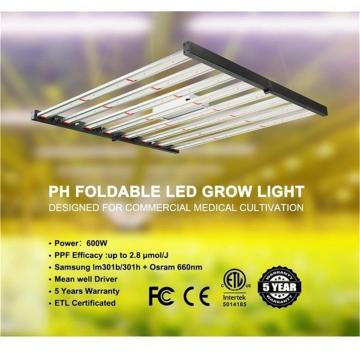 Barra de luz LED regulável 600W 3000K 6000K