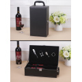 Two Leather Red Wine Boxes