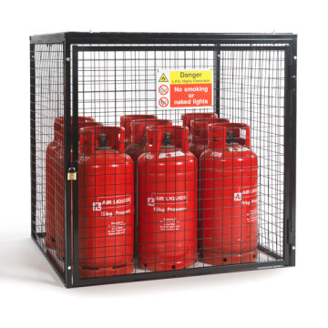 Cage de cylindre à gaz pour les cylindres de 9 x 19 kg