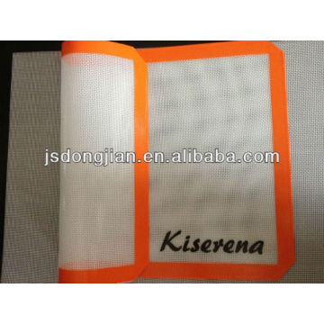 Folha de fibra de vidro de alta temperatura do silicone, 0.75mm