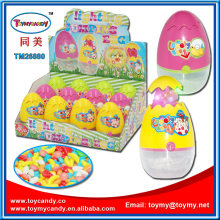 Easter Jump Chicken Egg Lighting Toy with Candy