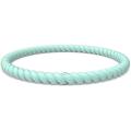 Anneaux personnalisés Bracelet en silicone empilable tressable