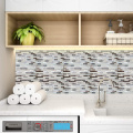 Smart self-adhesive peel and stick subway tile