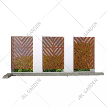 Indoor Outdoor Corten Steel Privacy Fence