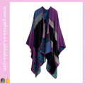 2016 Pashmina Splice Loose Cloak Diseño Invierno Mujer bufanda Mantón