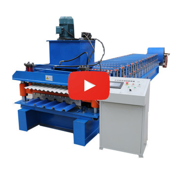 Double Decking Steel Roofing Roll Forming Machine