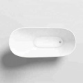 Drain droit baignoire autoportante Dernier designer en acrylique de forme de bol baignoires uniques