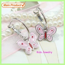 Wholesale Fashion Alloy Enamel Butterfly Earrings/ Dangle Earrings