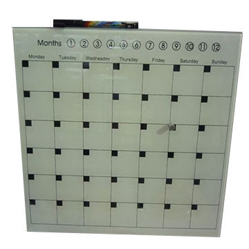 Painel Tempered Glass Months Planner
