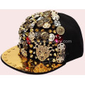 Quality cotton fashion spiked fitted cap hat