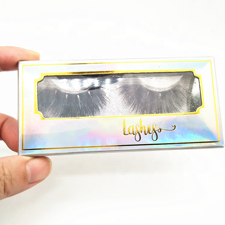 Wholesale Laser Paper Eyelash Packaging Sleeve Box