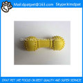 New Pet Toy Rubber Treat Dumbell com Squeaker Dog Toys