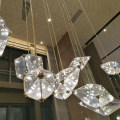 Lámpara colgante de lujo moderna personalizada decorativa del vestíbulo del hotel