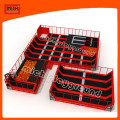 Cheap Rectangular Kids Wholesale Interior Trampoline Bed Park