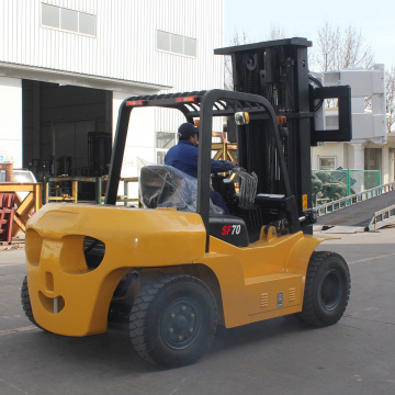  Forklift Machine 7 Ton Fork Lift with Long Forks