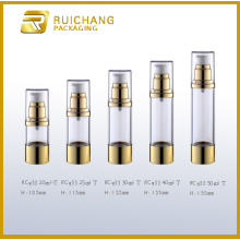 20ml, 25ml, 30ml, 40ml, flacon airless de 50ml en aluminium