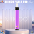 550puffs Pen de vape desechable con puntas de goteo