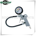 Black Flexible Dial Air inflator, Tire inflator, Tire inflate Gauge, Tire inflate Gun