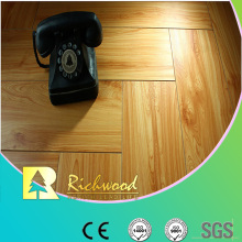 Household 12.3mm Embossed Hickory Waxed Edged Lamianted Flooring