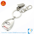 2015 Good Quality Custom Metal Trolley Coin Keychians for Advertising