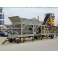 Mobile Tech Ready Mix Concrete Plant On Site