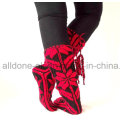 Modische neue Design Comfy weichen Hand Knit Knie High Slipper Socken