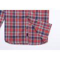 Men's Red Check Long Sleeve Shirt