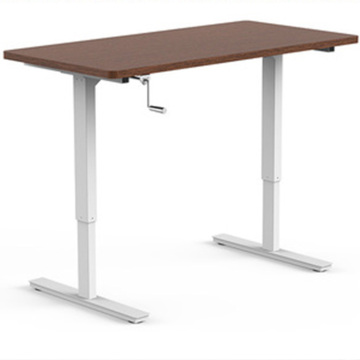 Hand Crank Height Adjustable Manual Lift Standing Desk