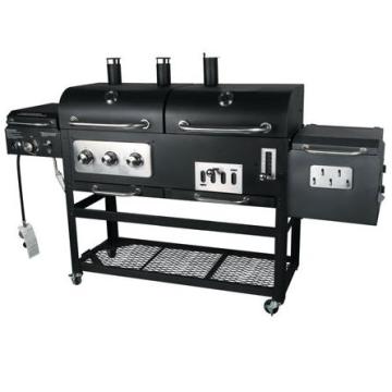 Neues Design Gas &amp; Holzkohle Grill mit 4 Brennern