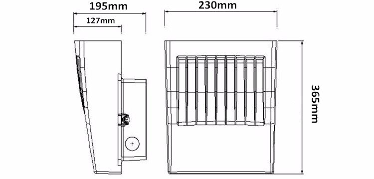 Wall Pack Led Rotate