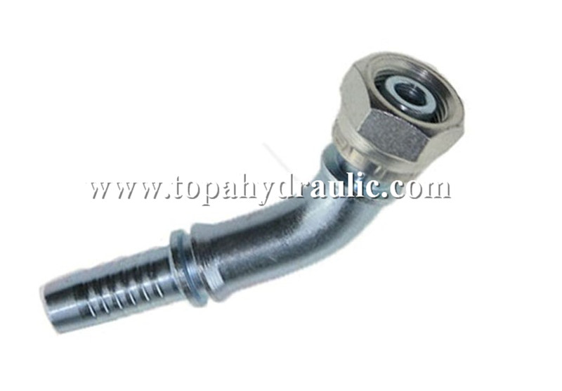 crimping JIC SWAGED hydraulic hose fittings